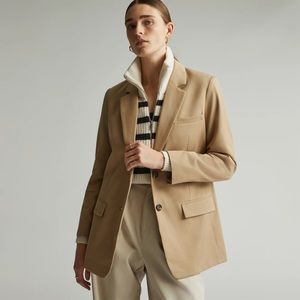 Everlane Women's The Tencel Oversized Blazer Ash Brown NWOT